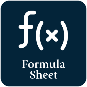 Formula Sheets
